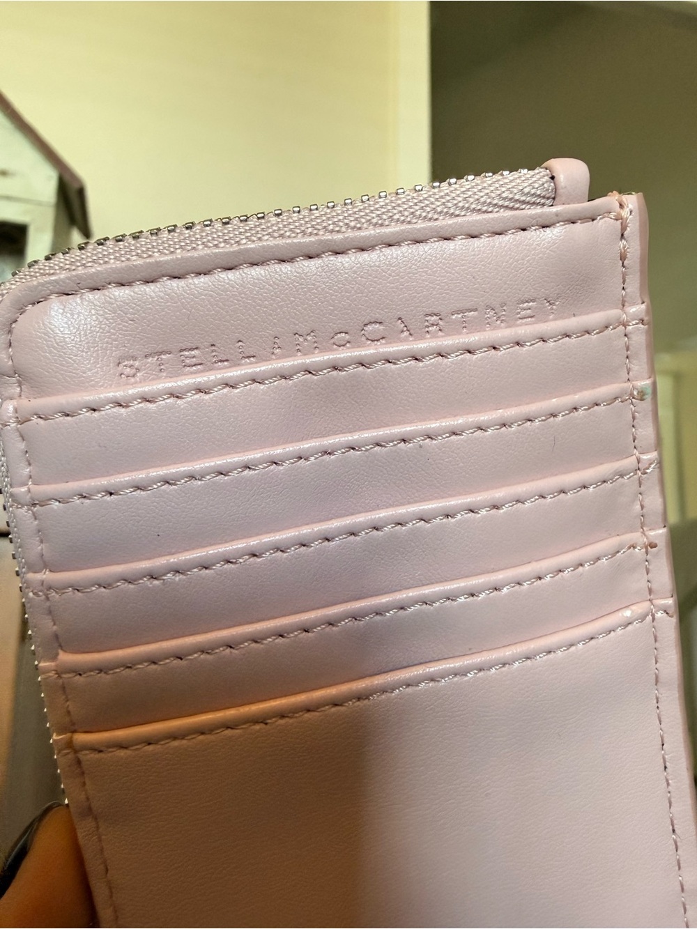 Stella McCartney Pink Star Zip Wallet - Picture 5 of 8